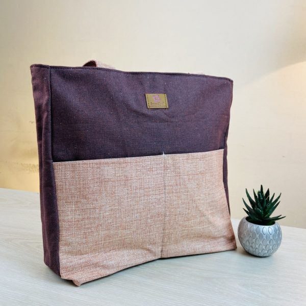 Meroon 2pocket Canvas Shoulder Bag - Image 3