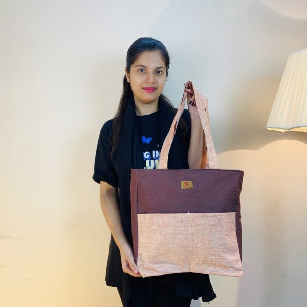 Meroon 2pocket Canvas Shoulder Bag - Image 2